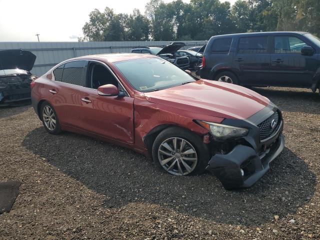 JN1BV7AR9EM688387 - 2014 INFINITI Q50 BASE RED photo 4