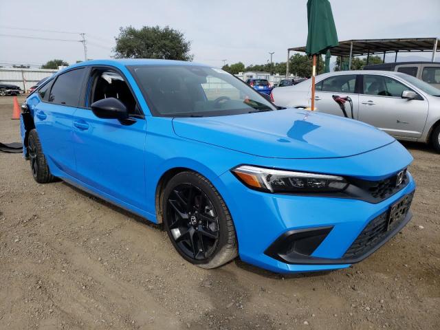19XFL2H87NE001264 - 2022 HONDA CIVIC SPORT 蓝色 照片 4