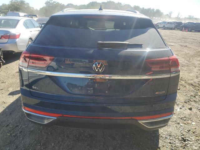 1V2BC2CA1NC214287 - 2022 VOLKSWAGEN ATLAS CROS SEL BLUE photo 6