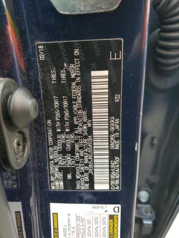 JTEBU5JR0J5549284 - 2018 TOYOTA 4RUNNER SR5/SR5 PREMIUM Blau Foto 13