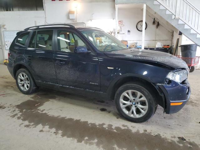 WBXPC93419WJ27247 - 2009 BMW X3 XDRIVE30I BLUE photo 4