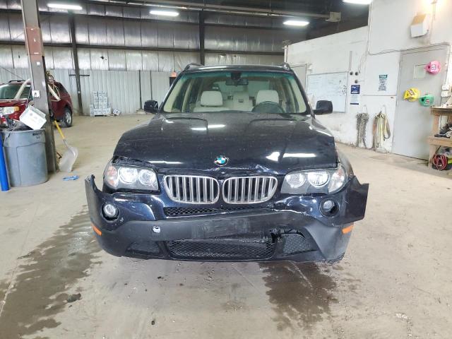 WBXPC93419WJ27247 - 2009 BMW X3 XDRIVE30I BLUE photo 5