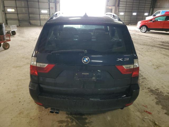 WBXPC93419WJ27247 - 2009 BMW X3 XDRIVE30I BLUE photo 6