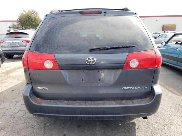 5TDZK23C89S253063 - 2009 TOYOTA SIENNA CE GRAY photo 6