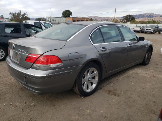 WBAHN83577DT71232 - 2007 BMW 750 GRAY photo 3