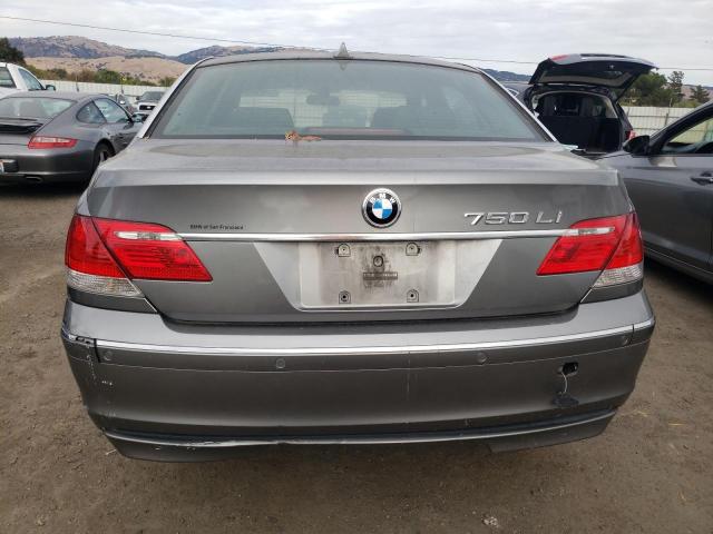 WBAHN83577DT71232 - 2007 BMW 750 GRAY photo 6