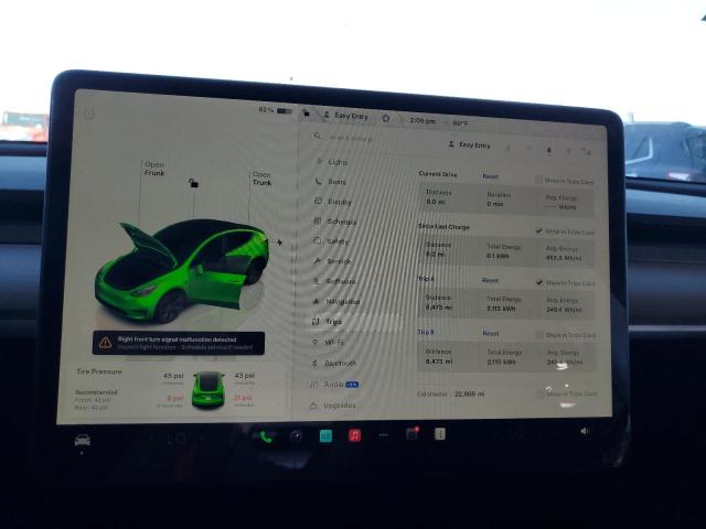 7SAYGDED6SF216220 - 2025 TESLA MODEL Y BLACK photo 9