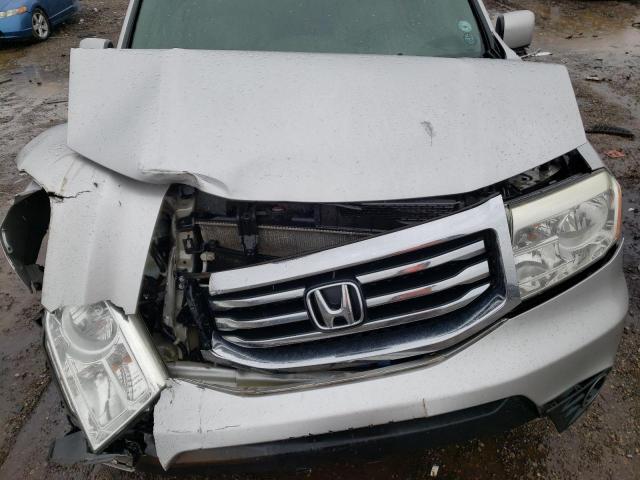 5FNYF4H56CB058614 - 2012 HONDA PILOT EXL SILVER photo 12