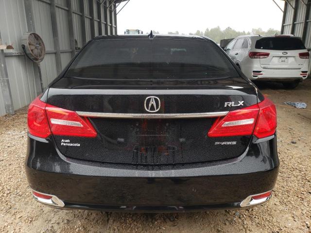 JH4KC1F98HC000803 - 2017 ACURA RLX ADVANCE BLACK photo 6