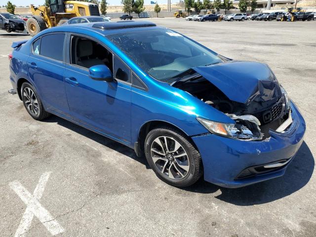 2HGFB2F85DH558863 - 2013 HONDA CIVIC EX BLUE photo 4