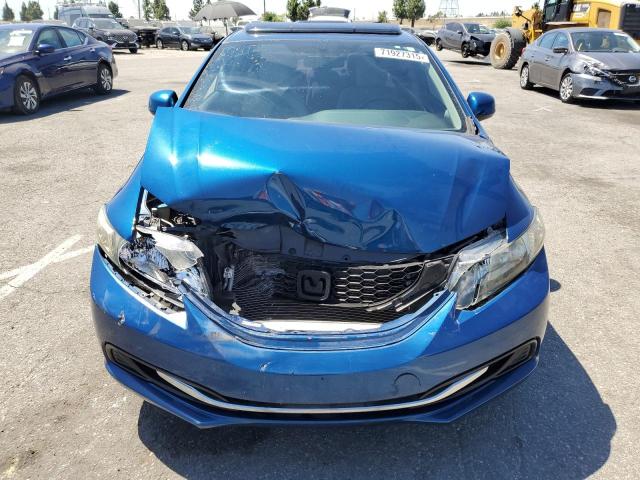 2HGFB2F85DH558863 - 2013 HONDA CIVIC EX BLUE photo 5