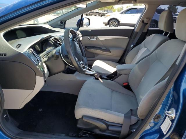 2HGFB2F85DH558863 - 2013 HONDA CIVIC EX BLUE photo 7