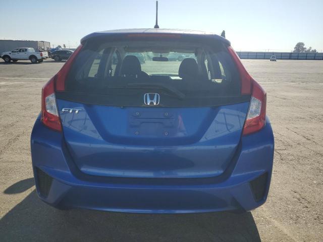 JHMGK5H51GS015657 - 2016 HONDA FIT LX BLUE photo 6