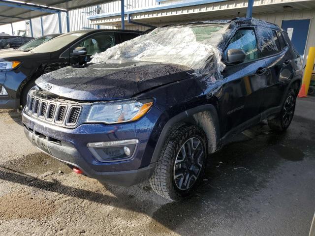 3C4NJDDB0MT579103 - 2021 JEEP COMPASS TRAILHAWK BLUE photo 1