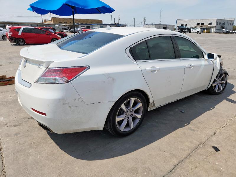 19UUA8F57DA000515 - 2013 ACURA TL TECH WHITE photo 3