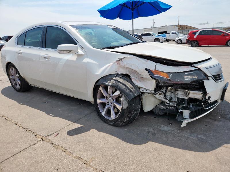 19UUA8F57DA000515 - 2013 ACURA TL TECH WHITE photo 4