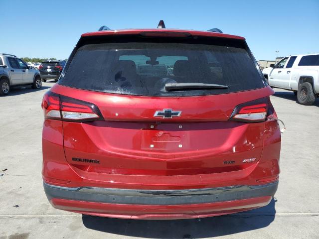 2GNAXWEV5N6144060 - 2022 CHEVROLET EQUINOX RS RED photo 6