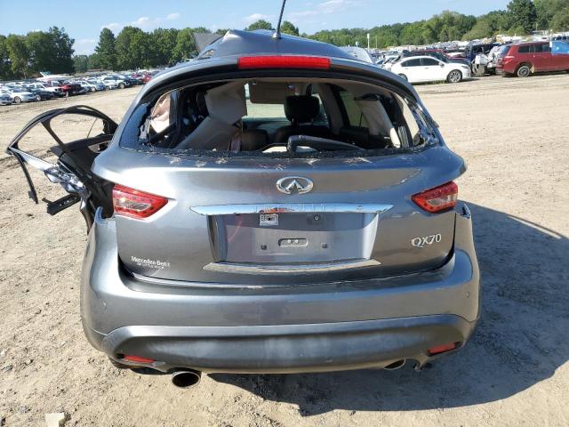 JN8CS1MW6HM415800 - 2017 INFINITI QX70 GRAY photo 6