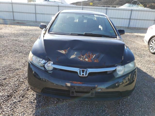 1HGFA16826L110390 - 2006 HONDA CIVIC EX BLACK photo 5