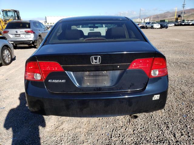 1HGFA16826L110390 - 2006 HONDA CIVIC EX BLACK photo 6