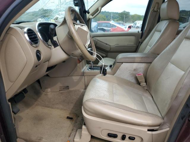 1FMEU74E07UB11090 - 2007 FORD EXPLORER EDDIE BAUER BURGUNDY photo 7