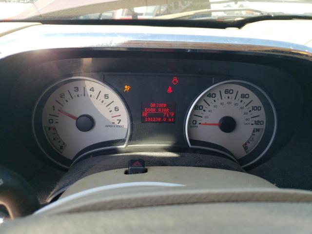 1FMEU74E07UB11090 - 2007 FORD EXPLORER EDDIE BAUER BURGUNDY photo 9