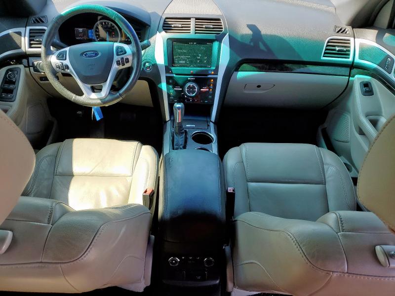 1FM5K7F97EGB78478 - 2014 FORD EXPLORER LIMITED თეთრი ფოტო 8