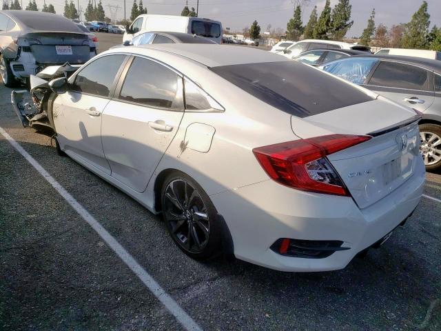 2HGFC2F84LH601276 - 2020 HONDA CIVIC SPORT 白色 照片 3