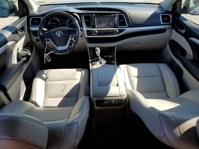 5TDKZRFH0KS315025 - 2019 TOYOTA HIGHLANDER SE CHARCOAL photo 8