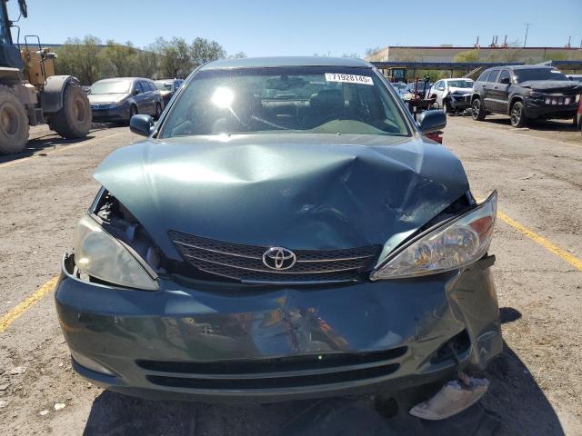 4T1BE32KX4U299159 - 2004 TOYOTA CAMRY LE GREEN photo 5