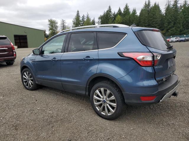 1FMCU9J92JUC21608 - 2018 FORD ESCAPE TITANIUM Mavi fotoğraf 2