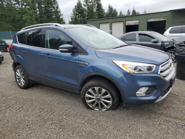 1FMCU9J92JUC21608 - 2018 FORD ESCAPE TITANIUM Mavi fotoğraf 4