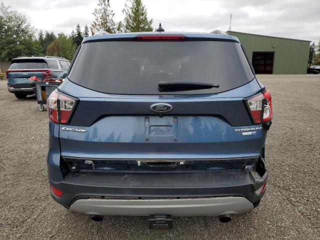 1FMCU9J92JUC21608 - 2018 FORD ESCAPE TITANIUM Mavi fotoğraf 6