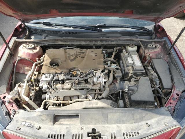 4T1B11HK2JU537105 - 2018 TOYOTA CAMRY L RED photo 11