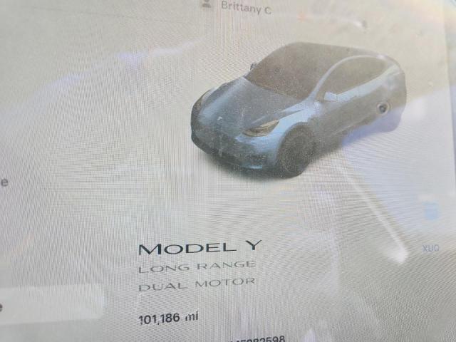 5YJYGDEEXMF282598 - 2021 TESLA MODEL Y GRAY photo 9