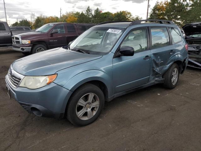 JF2SH6BC5AH905608 - 2010 SUBARU FORESTER XS TEAL photo 1