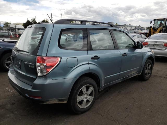 JF2SH6BC5AH905608 - 2010 SUBARU FORESTER XS Dəniz mavisi foto 3