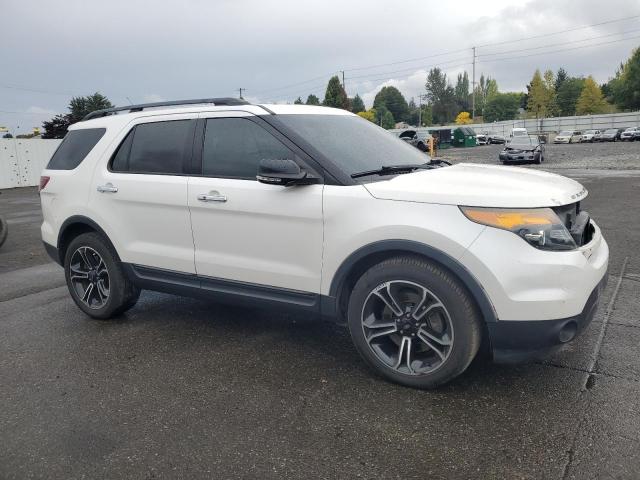 1FM5K8GT7DGB90046 - 2013 FORD EXPLORER SPORT 白色 照片 4