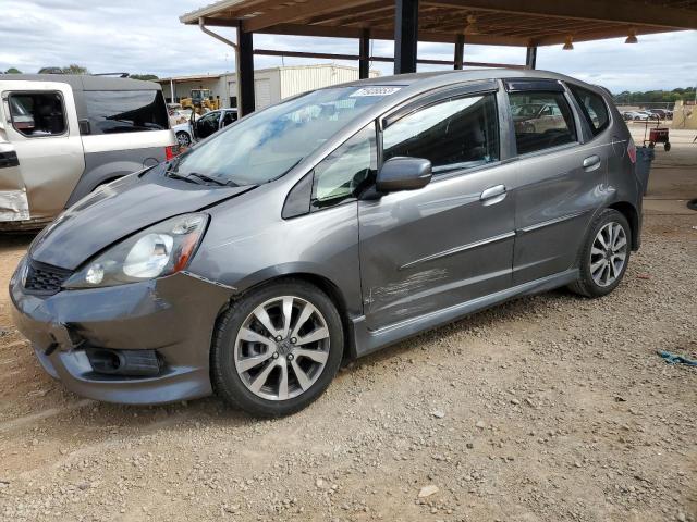 JHMGE8H52CC015048 - 2012 HONDA FIT SPORT GRAY photo 1