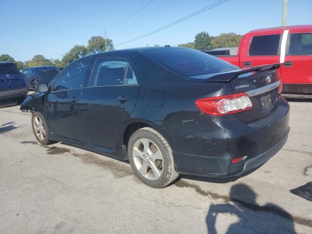 2T1BU4EE2BC748475 - 2011 TOYOTA COROLLA BASE BLACK photo 2