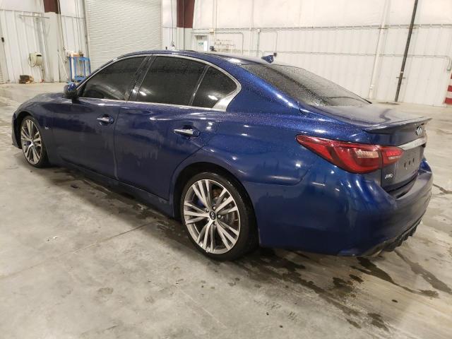 JN1EV7AR9JM442625 - 2018 INFINITI Q50 LUXE BLUE photo 2