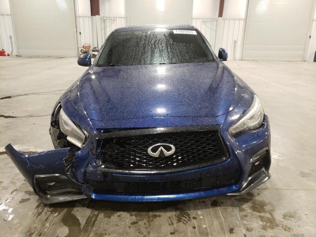 JN1EV7AR9JM442625 - 2018 INFINITI Q50 LUXE BLUE photo 5