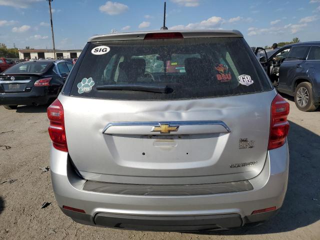 2GNALBEK4G1182549 - 2016 CHEVROLET EQUINOX LS SILVER photo 6