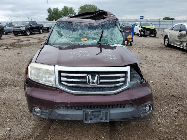 5FNYF4H55CB080670 - 2012 HONDA PILOT EXL 栗色 照片 5