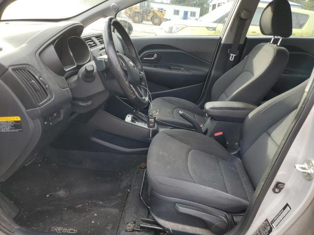 KNADN4A37D6302002 - 2013 KIA RIO EX SILVER photo 7