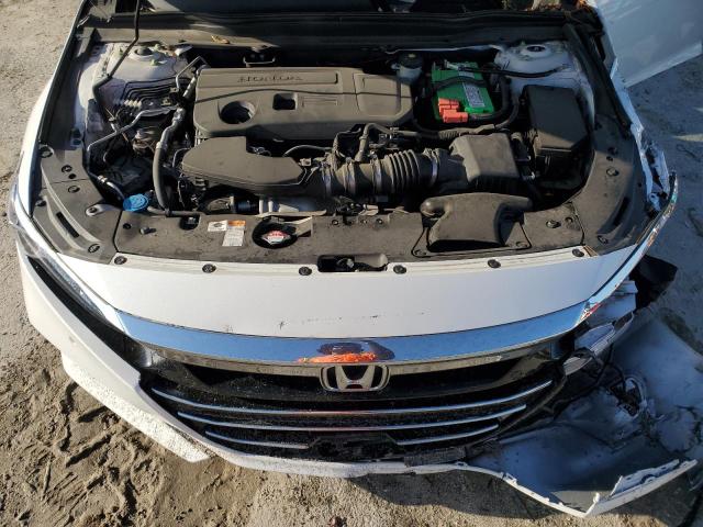 1HGCV2F96MA002448 - 2021 HONDA ACCORD TOURING WHITE photo 11