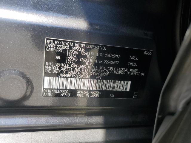 JTMMWRFV6SD292384 - 2025 TOYOTA RAV4 LE GRAY photo 14