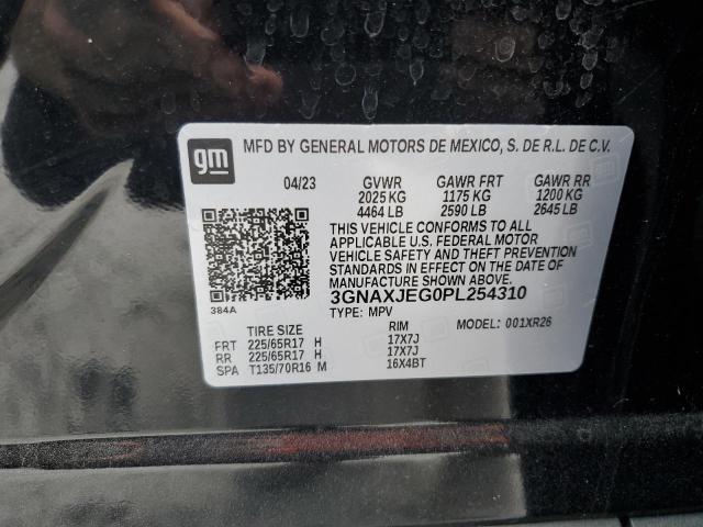 3GNAXJEG0PL254310 - 2023 CHEVROLET EQUINOX LT Qara foto 13