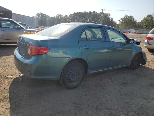 1NXBU4EE3AZ306253 - 2010 TOYOTA COROLLA BASE GREEN photo 3