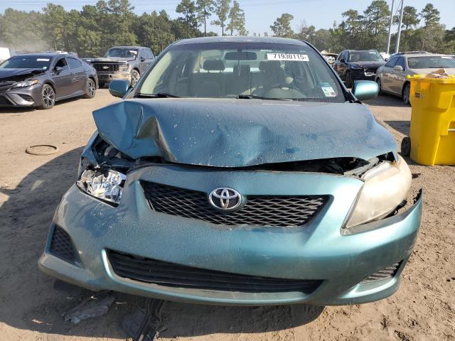1NXBU4EE3AZ306253 - 2010 TOYOTA COROLLA BASE GREEN photo 5